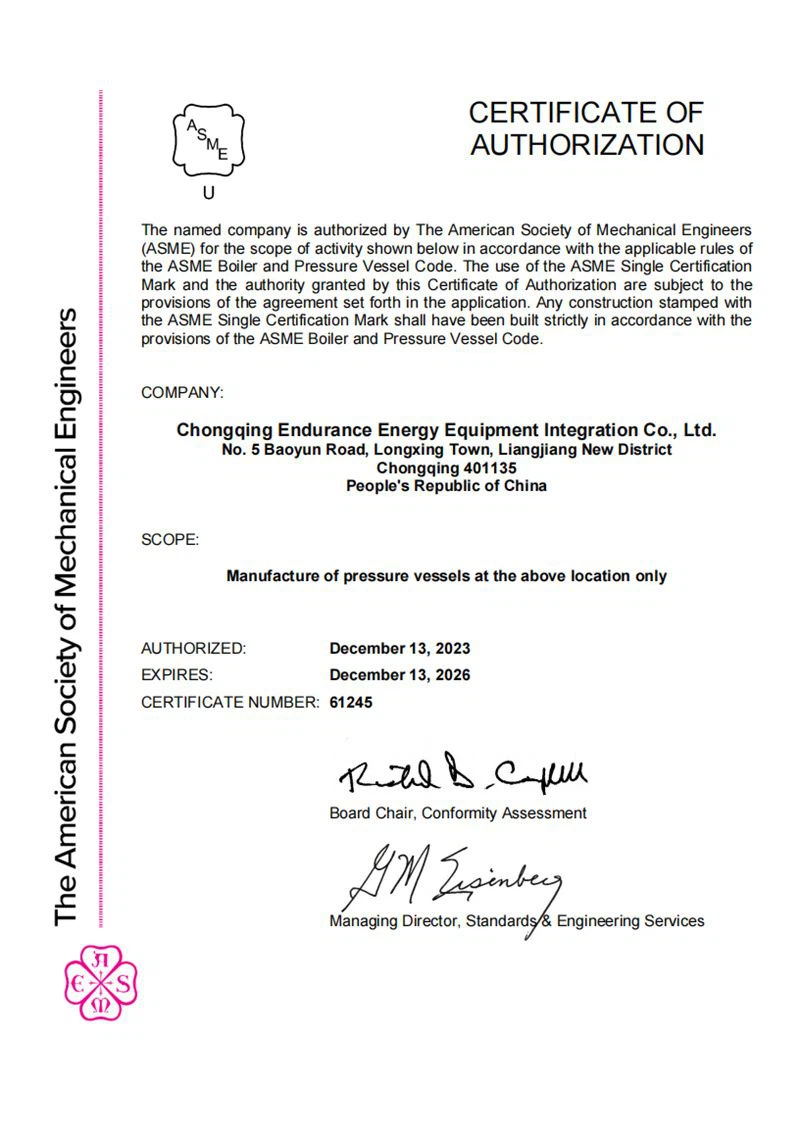 ASME-U Stamp ASME-U Stamp